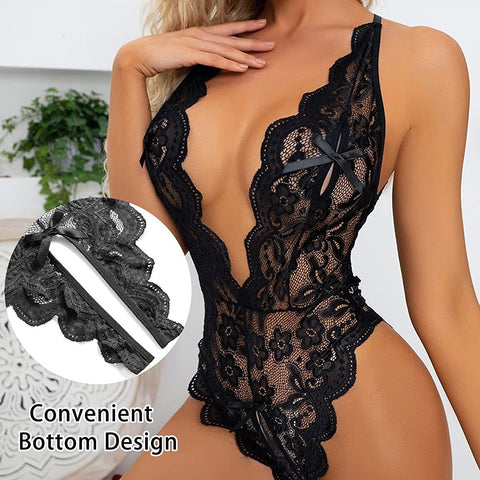 Women Transparent Teddy Underwear