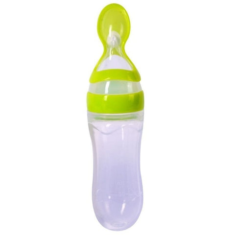 Baby Squeezing Feeding Spoon