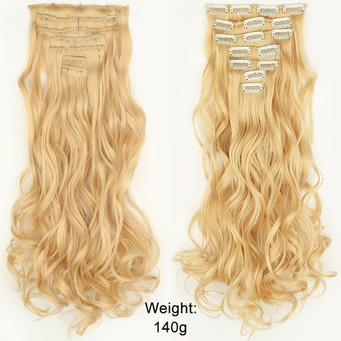 New Long Straight Clip In Hairpiece Hair Extensions