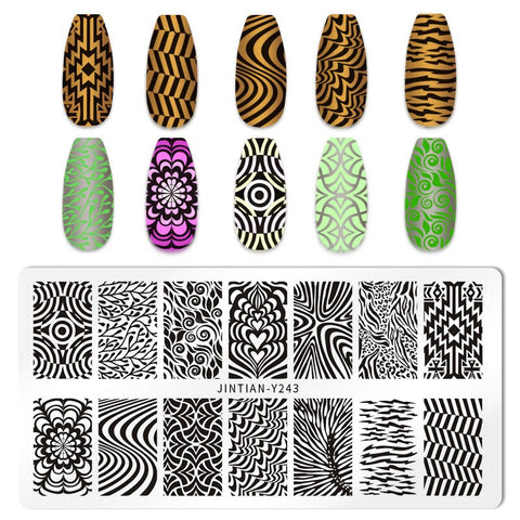 New Nails Art Stencil Stamp Tools