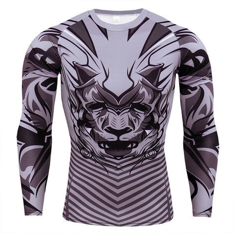 Men Long Sleeve Gym T-shirts