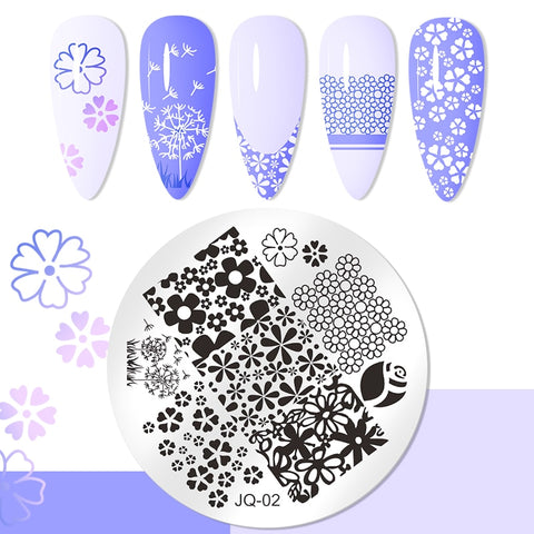 1PC Striped Line Stamping Plates