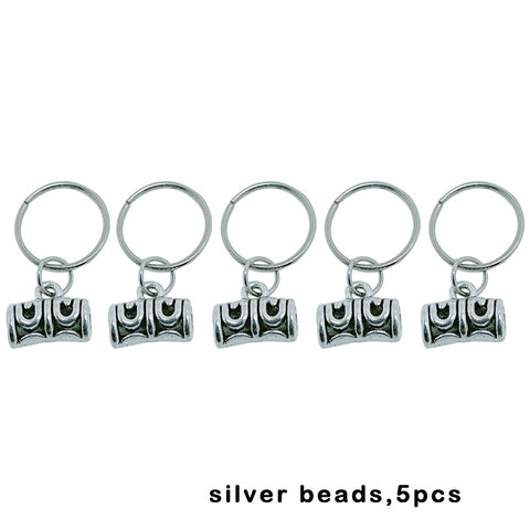 5-50Pcs/lot Mix Color Charms Hair Braid