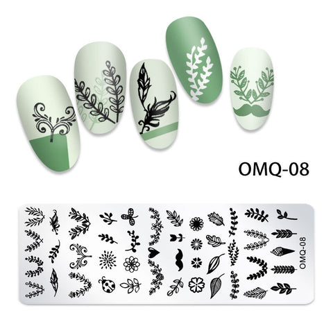 New Lace Flowers Nail Stamping Plates