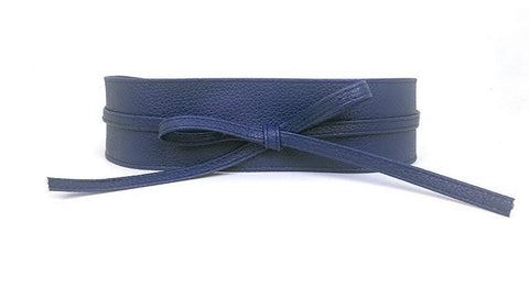 Women Dress Leather Bowknot Wide Belts