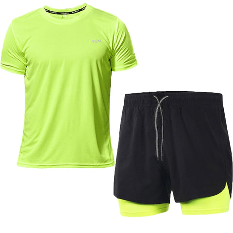 Men Sports Training Running Sets