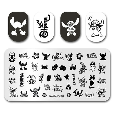 New Nail Plates Stamp King Manicure Set