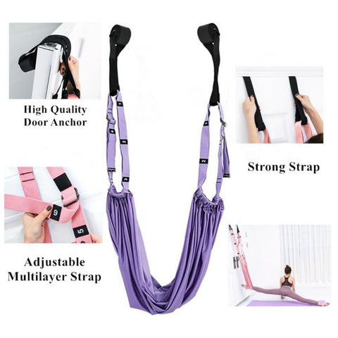 New Adjustable Aerial Yoga Strap Hammock