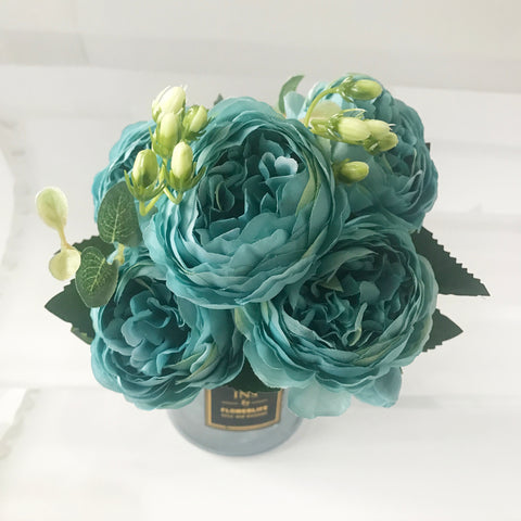 30cm Rose Pink Silk Peony Artificial Flowers