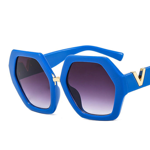 New Fashion Women Irregular Oversized Sunglasses