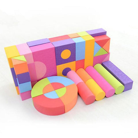 Safe Building Blocks Chunks Baby Toy