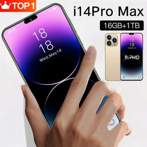 New Full Screen Brand 14 Pro Max Smartphone