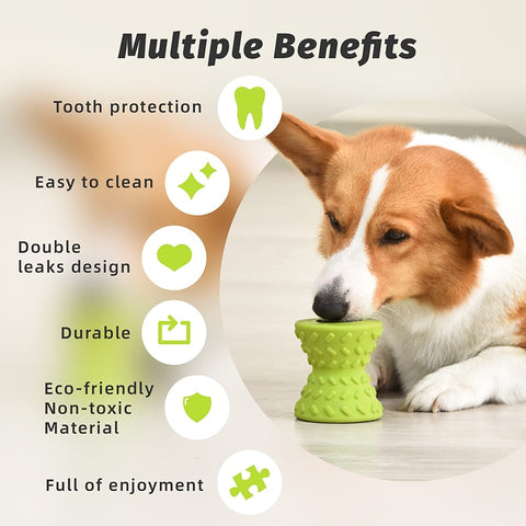 Dog Natural Rubber Food Dispensing Toy
