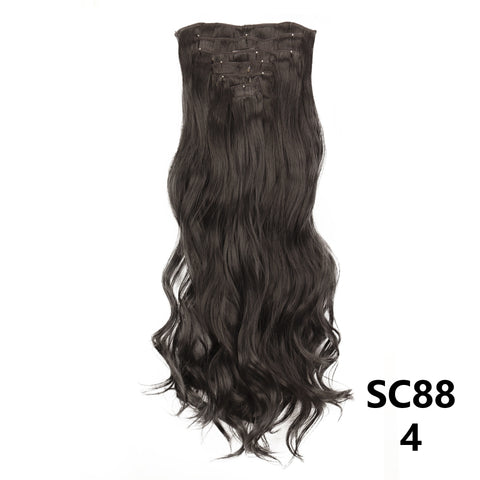 New Long Straight Natural 16 Clip