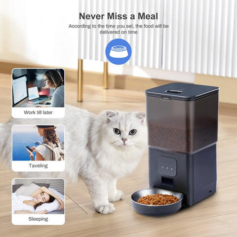 6L Smart WIFI Automatic Pet Feeder