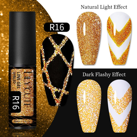 5ml Metallic Painting Liner Gel Polish