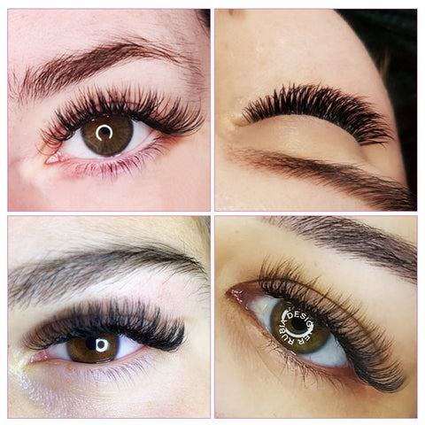 New flat lashes soft Split-tips fake eyelash