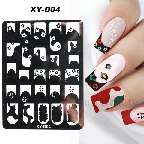 New Nail Charm Mold Stencil Tools
