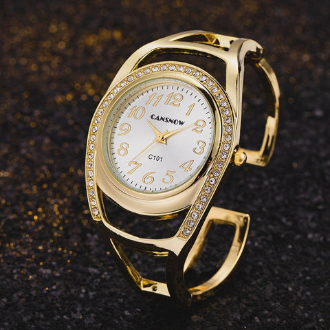 Women Crystal Fashion Quartz Diamond Wristwatch