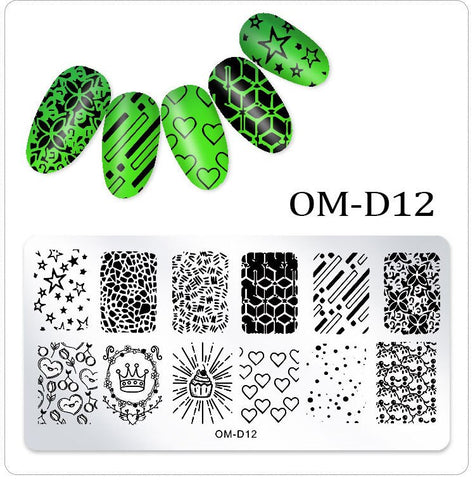 New Lace Flowers Nail Stamping Plates