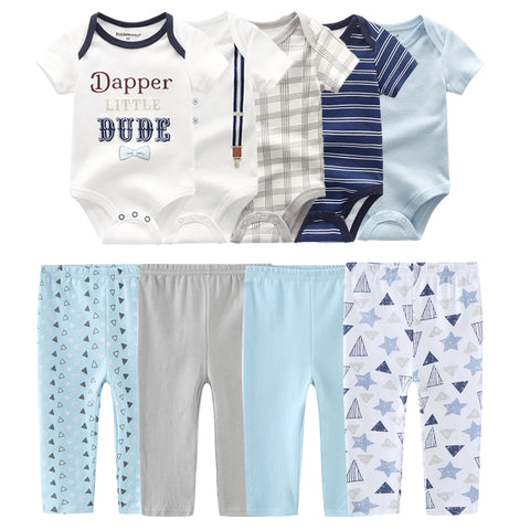 6/9/10PCS Baby Girl Clothes