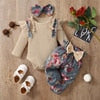 3Pcs Baby Girl Clothes Set