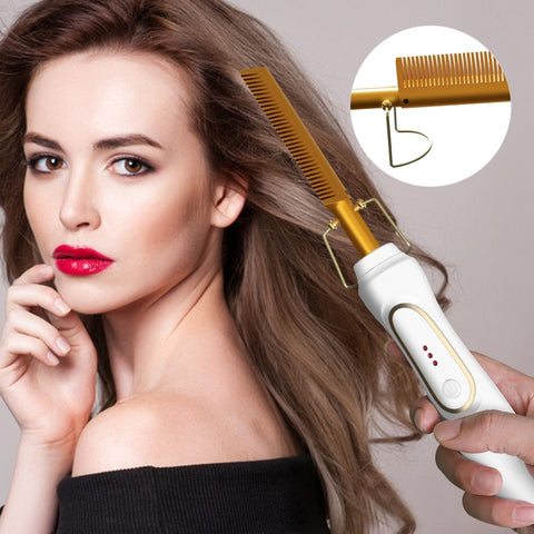 New Leeons Black Hot Comb