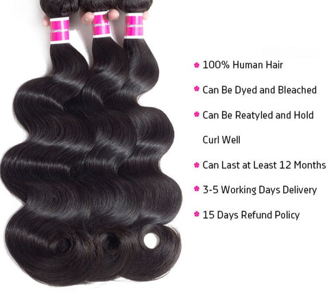 Girl Body Wave Bundles Human Hair