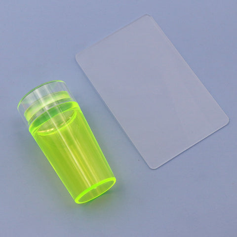 4cm(1 Set) Round Jelly Transfer Painting Stamper