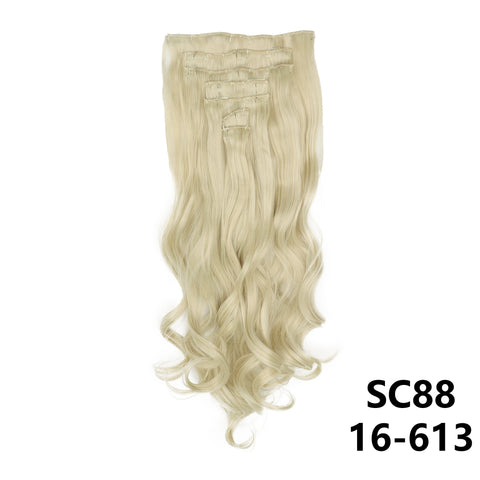 New Long Straight Natural 16 Clip
