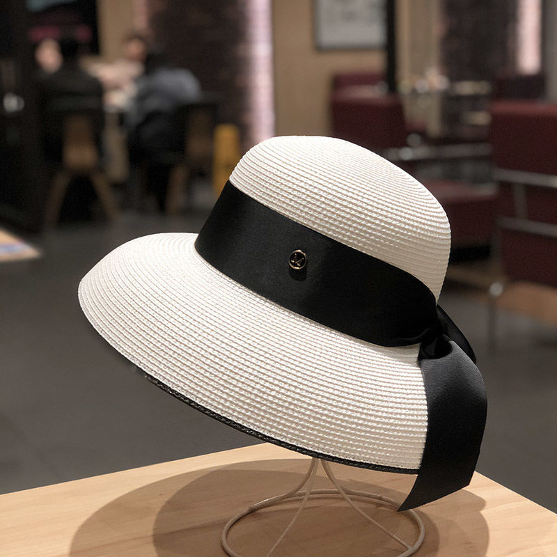 Women Beach Hepburn style Bucket Hat