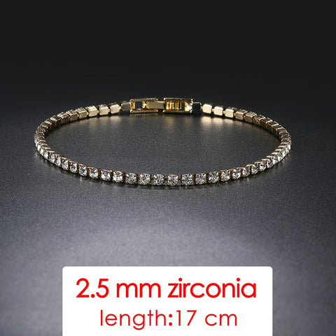 Women Fashion Small Cubic Zircon Crystal Bracelets