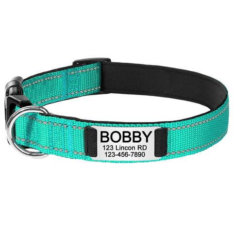 New Adjustable Reflective Nylon Dog Collars