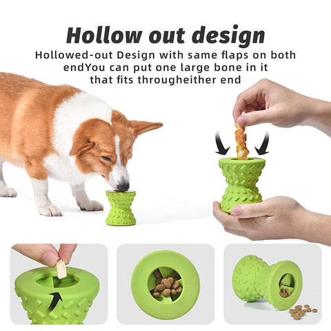 Dog Natural Rubber Food Dispensing Toy