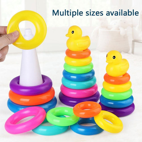 Rainbow Stacking Ring Tower