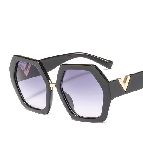 New Fashion Women Irregular Oversized Sunglasses