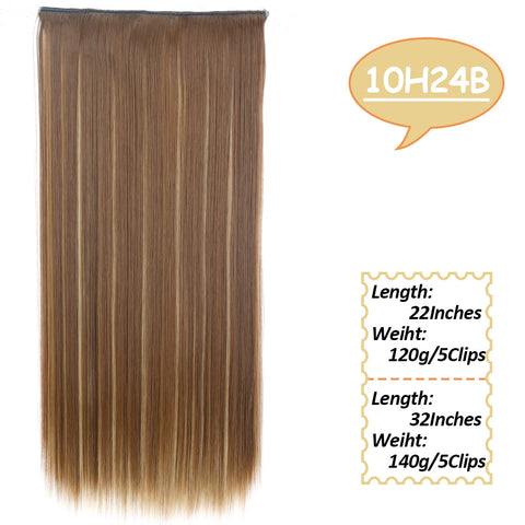 22Inch/32Inch Clip On Hair Extensions
