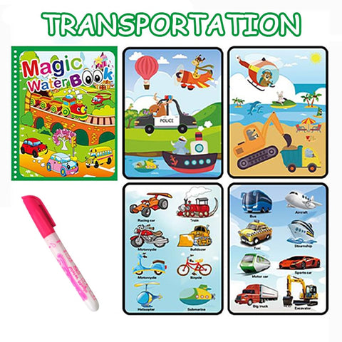 1pcs Magical Book Water Drawing Montessori Toys