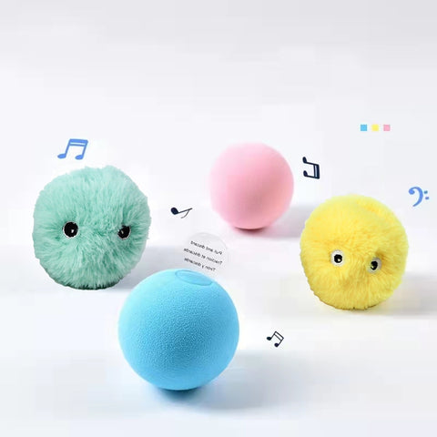 New Interactive Ball Plush Electric Catnip Training Toy