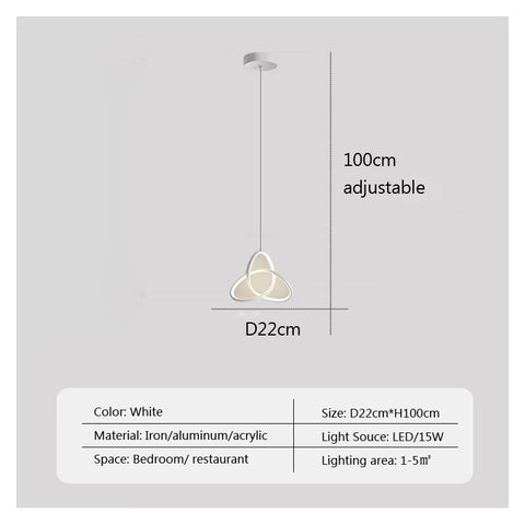 Rotatable LED Modern Pendant Light