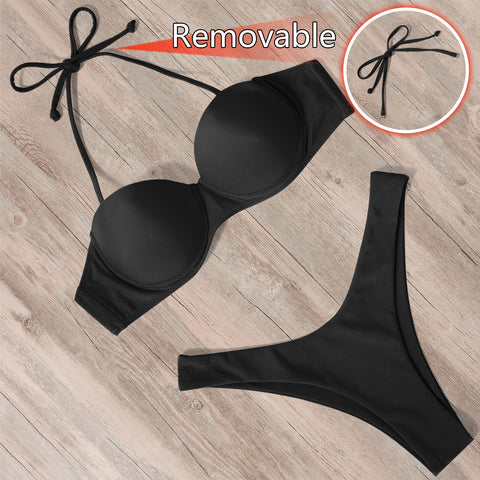 Women 2023 Leopard Brazilian Bikini Set