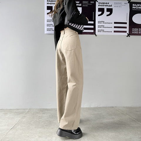 Women High Waist 2022 Trend Denim Pants