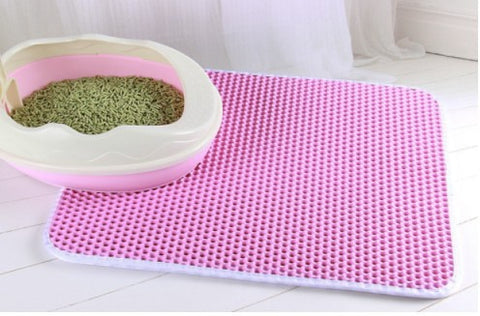 New Waterproof EVA Double Layer Cat Litter Box Mat