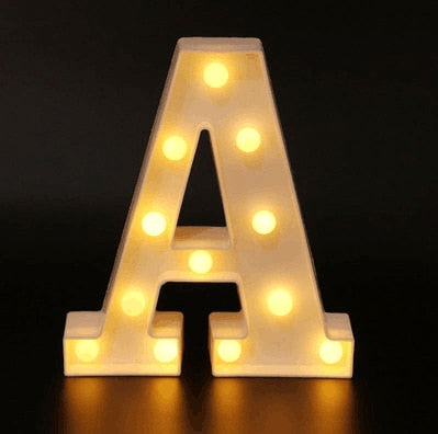 New Alphabet Letter LED Lights