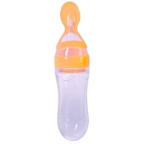 Baby Squeezing Feeding Spoon