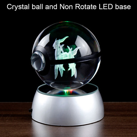 3D Crystal Engraving Popular Game Ball