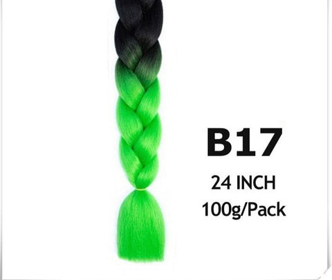 24 Inch Jumbo Braid Ombre Jumbo Hair Extension