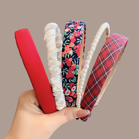 3/6/8PCS Set Fashion Women Cloth Hair Bands