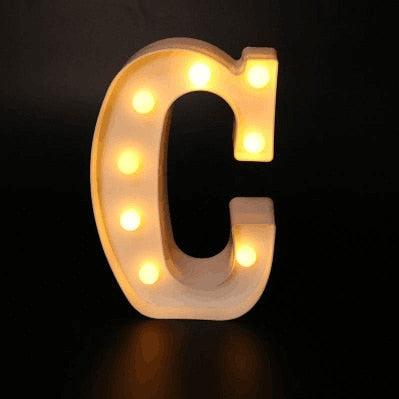 New Alphabet Letter LED Lights
