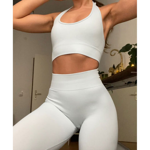 New  Fitness Sportwear Women 2 pieces Set